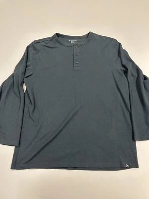Cloudveil Apparel Dexter Thermal Henley Men’s Size 2XL Kill Shirt Green Waffle Foto 1 de 4