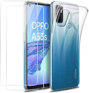 CUSTODIA SLIM BACK COVER CASE per OPPO A53 / A53 S + PELLICOLA VETRO TEMPERATO - Zdjęcie 1 z 6