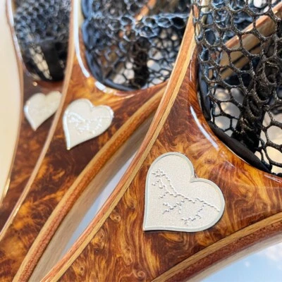 Red de aterrizaje de arce Burl (serie de dos corazones) Foto 1 de 4