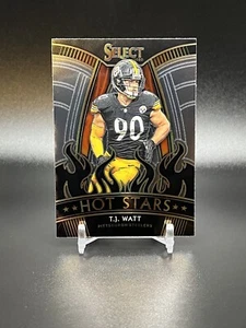 2020 Panini Select Hot Stars R34 T.J. Watt #HS19 Pittsburgh Steelers - Picture 1 of 2