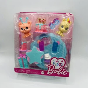 Mattel My First BARBIE Feliz Cumpleaños Fiesta Mascota y Accesorios Mesa Pastel - Imagen 1 de 3