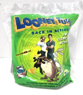 Coche de cuerda Looney Tunes Back In Action *Daffy Duck* Wendy's Kid's Meal nuevo en paquete Foto 1 de 2