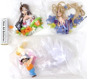 Oh My Goddess! Flower Magnet Relief Series Skuld Belldandy & Figure KAIYODO JP - Picture 1 of 22