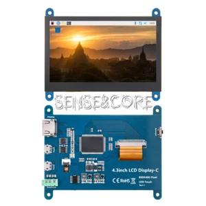 4.3/5 inch LCD HDMI Touch Screen TFT Panel Module 800X480 For Raspberry Pi - Bild 1 von 19