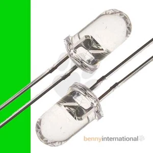 100x 5mm GREEN LEDs Light Emitting Diode Bulk Pack Arduino F5 AUS STOCK - Picture 1 of 1