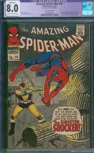 Amazing Spider-Man #46 ⭐ UK Price Variant ⭐ CGC 8.0 Restored 1st Shocker 1967 - Picture 1 of 3