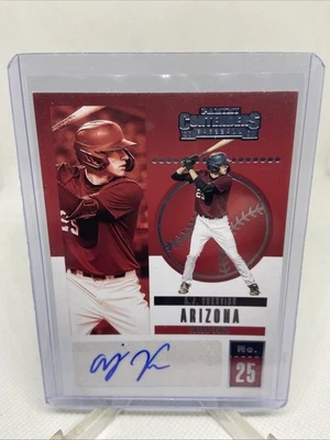 2020 Panini Contenders Contenders Auto AJ Vukovich #CA-AV Diamondbacks Prospect - Image 1 of 2