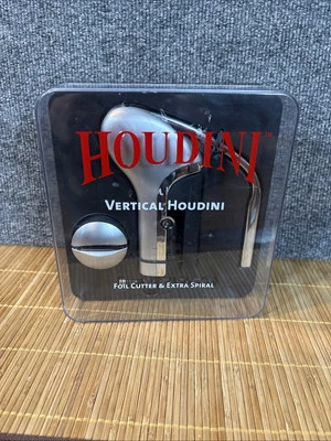 Cortador vertical de láminas Houdini y abrebotellas de vino extra espiral sacacorchos Foto 1 de 2