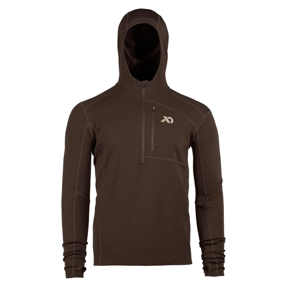 Men’s Kiln Hoody - Camo Merino Wool Base Layer, Midweight Thermal Cold Weathe... - Image 1 of 4
