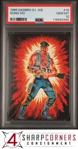 1986 HASBRO G.I. JOE #10 GUNG-HO POP 5 PSA 10 - Picture 1 of 2