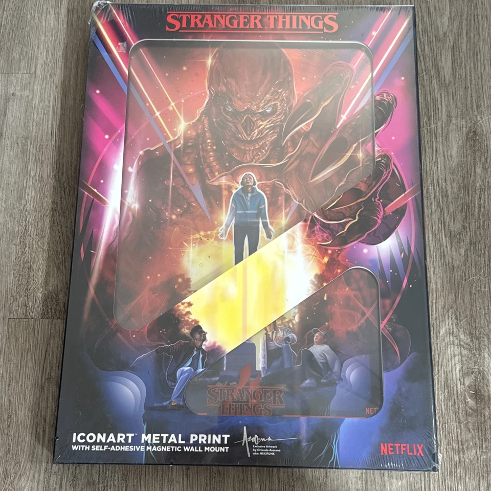 ICONART METAL PRINT NETFLIX STRANGER THINGS 19”x14” Eleven MEXIFUNK