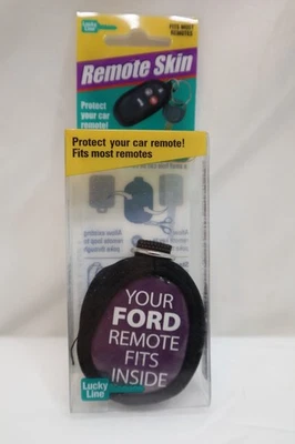 (NEW) LUCKY LINE 48801 FORD REMOTE SKIN - BLACK *** - Image 1 of 4