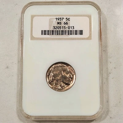 1937 Buffalo Nickel MS66 NGC - Image 1 of 4