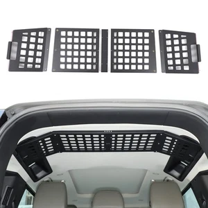 Alloy Car Roof Molle Panel Storage Rack For Land Rover Defender 90 110 2020-2023 - Picture 1 of 17