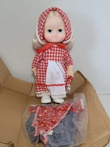 Vintage Kelloggs Cereal Doll Sweetheart of the Corn vestito extra assegni rossi 1979 - Foto 1 di 8