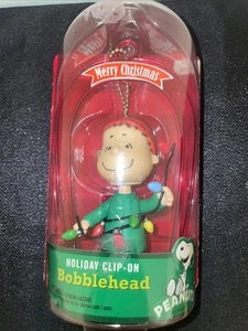 Peanuts Holiday Clip On Bobblehead Linus 2013 Forever Fun - Picture 1 of 7