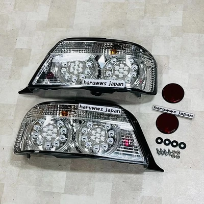 Luces traseras LED transparentes JDM para Toyota 1996-2001 Chaser JZX100 GX100 nuevas Foto 1 de 4