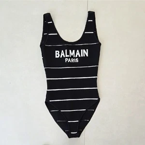 Balmain Strickbody schwarz-weiß gestreift Größe 34 - Bild 1 von 7