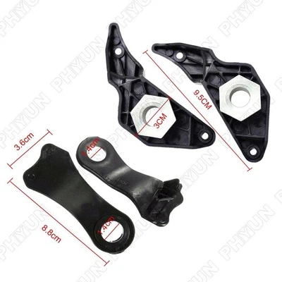 Headlight Repair Brackets Right + Left For BMW E60 E61 525i 530i 540i 545i 550i - Image 1 of 4