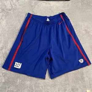 New York Giants Shorts Mens 2XL XXL Blue Nike NFL Equipment Training Athletic - Picture 1 of 12