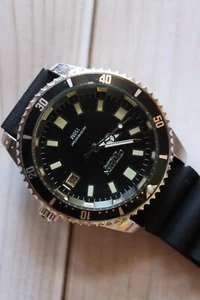 CITIZEN Men's Watch Automatic Analog Stainless Steel Silver 4-820789Y Used Diver - Picture 1 of 10