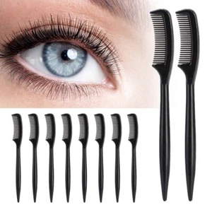 10Pcs Eyelash Comb plastic Teeth Eyebrow Comb Brow Makeup Brush Professional - Picture 1 of 11