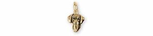 Rhodesian Ridgeback Jewelry 14k Gold Handmade Rhodesian Ridgeback Charm Rdg8-Cg