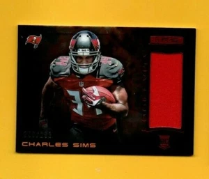 D14042 2014 R&S Rookie Materials Longevity Holofoil Charles Sims #06/299 JERSEY - Picture 1 of 1