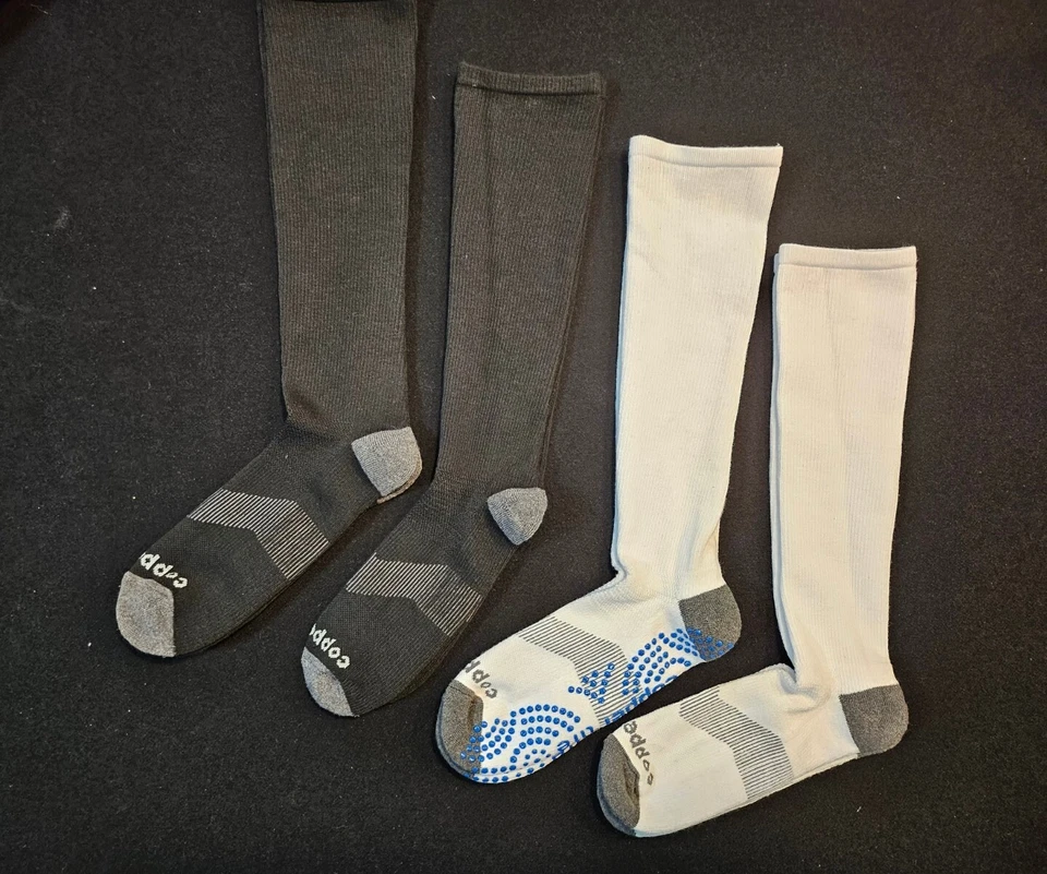 Copper Life 4 piezas PARA HOMBRES Calcetines Sobre la pantorrilla Pinzas (MULTICOLOR, GRANDE) 740866 Foto 1 de 1