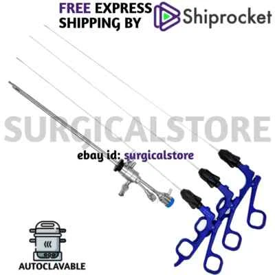 Funda para histeroscopia operativa Bettocchi de 4 mm y tijera para histeroscopia CE Foto 1 de 4