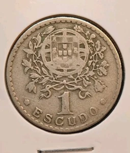 1 escudo portugal Republica Portuguesa 1945 In Sehr Schön Erhaltung#18/87/198 - Bild 1 von 4