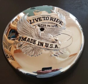NOS 8" round 200mm Aircleaner Luftfilter Live to Ride HARLEY Evo BT 1990 1999 - Bild 1 von 5