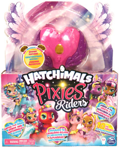 Neu Hatchimals Pixies Riders, Crystal Charlotte + Draggle Glider + Mystery Feat.