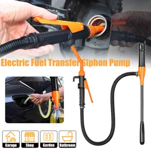 Battery Powered Electric Fuel Transfer Siphon Pump Gas Oil Water Liquid 2.2 GPM - Picture 1 of 9