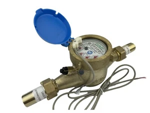 DAE MJ-75f NTEP NSF61 Lead Free Water Meter, 3/4" NPT Couplings, Cubic Feet - Picture 1 of 7