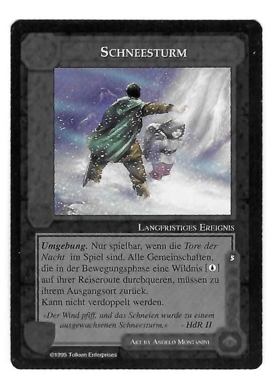 CCG 350 Mittelerde/Middle Earth ICE Schneesturm - Snowstorm - Bild 1 von 1