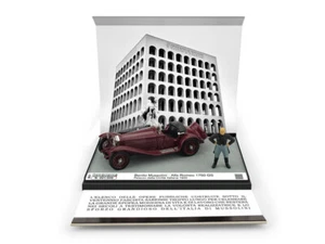Alfa Romeo 1750 GS Benito Mussolini EUR Palazzo Della Civilta' 1940 1:43 Model - Imagen 1 de 1