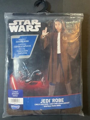 Star Wars JEDI ROBE Halloween Costume CHILD One Size Jazwares NEW - Image 1 of 4