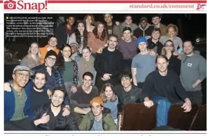 The Outsiders Angelina Jolie Broadway Musical Cast Cult Movie Newspaper Clipping - Picture 1 of 1