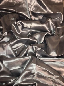 1 mtr silver dress lining satin fabric..58” wide (147cm) bridal, decorations - Picture 1 of 3