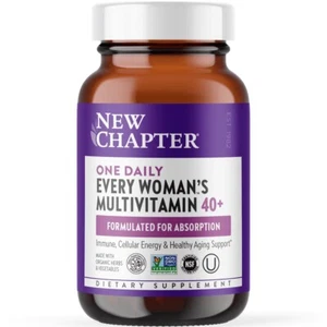 New Chapter Every Woman’s One Daily 40+ Multivitamin Tablets-72 Count- Exp 07/26 - Picture 1 of 8