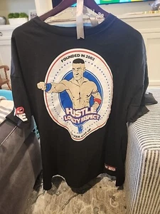 WWE Authentic Wear 2016 John Cena Hustle Loyalty Respect PBR 2XL XXL T-Shirt HLR - Picture 1 of 6