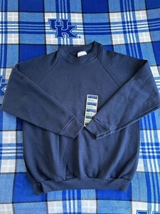 VTG 1997 Fruit Of The Loom Casualwear Blue Crewneck Sweatshirt Mens Size Medium - Picture 1 of 7