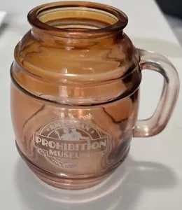 Prohibition Museum Savannah Georgia Glass Beer Mug Cup - Picture 1 of 3