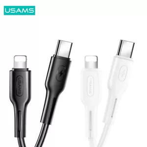 Cavo Lightning USAMS 30W USB C cavo di ricarica rapida per Apple iPhone 13 12 11 XS - Foto 1 di 19