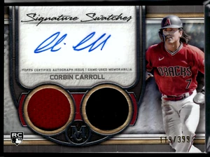 2023 Topps Museum Collection Dual Relic Autographs Corbin Carroll RC - Picture 1 of 2