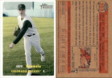 Jeff Francis 2006 Topps Heritage #203 Card Colorado Rockies