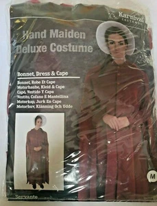 Costume Carnevale Cosplay The Handmaid's Tale Deluxe Cosplay Mantello Rosso Cofano S - Foto 1 di 3