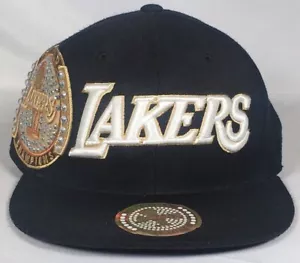 NBA Los Angeles Lakers Adidas Adult Structured Flex Fit Cap Hat NEW! - Picture 1 of 2