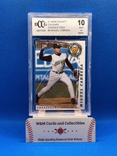 2001 Kane County Cougars Connie's Pizza #4 Miguel Cabrera BCCG 10 (MUST SEE!!!) 